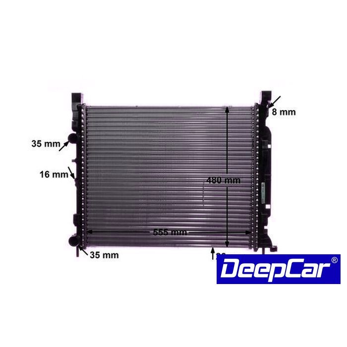 Radiador da água Renault Kangoo 1.5Dci 1.6